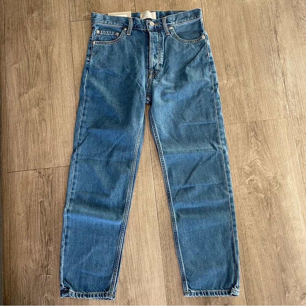 NWT Everlane Summer Slouch Jeans in Medium Blue - Picture 3 of 8